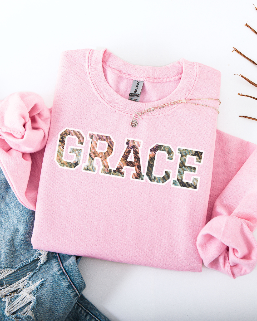 GRACE (Unisex Heavy Blend™ Crewneck Sweatshirt)