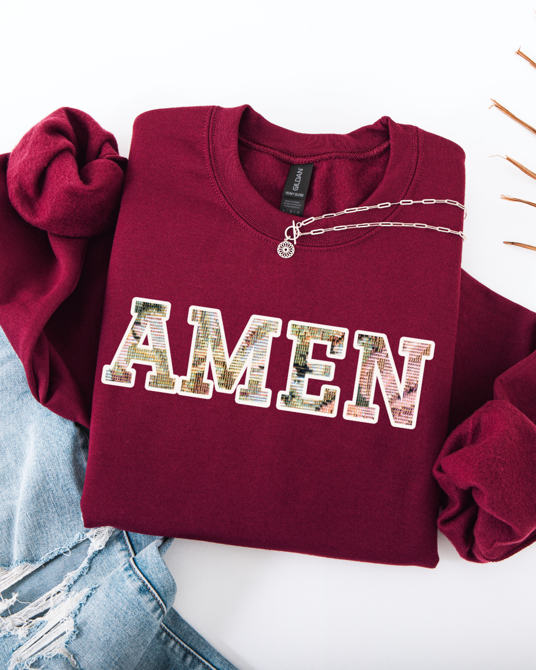 AMEN (Unisex Heavy Blend™ Crewneck Sweatshirt)