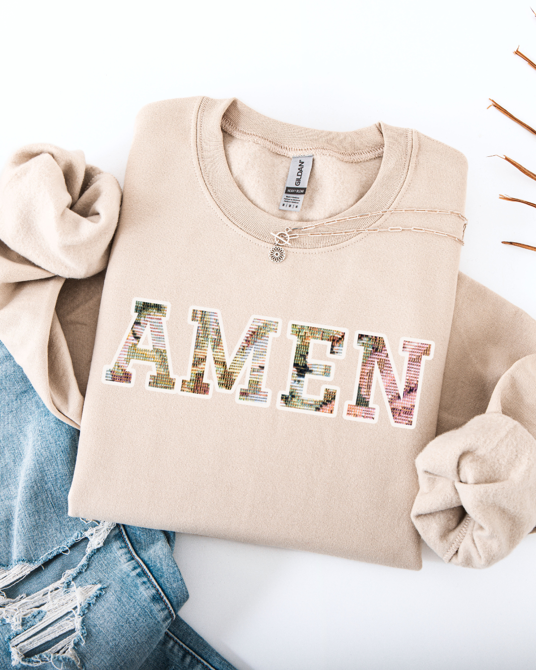 AMEN (Unisex Heavy Blend™ Crewneck Sweatshirt)