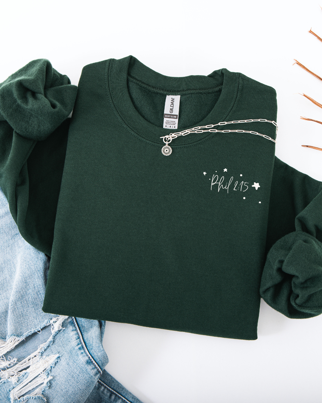 Shine like Stars (Unisex Heavy Blend™ Crewneck Sweatshirt)