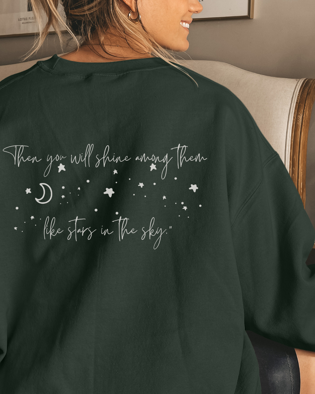 Shine like Stars (Unisex Heavy Blend™ Crewneck Sweatshirt)