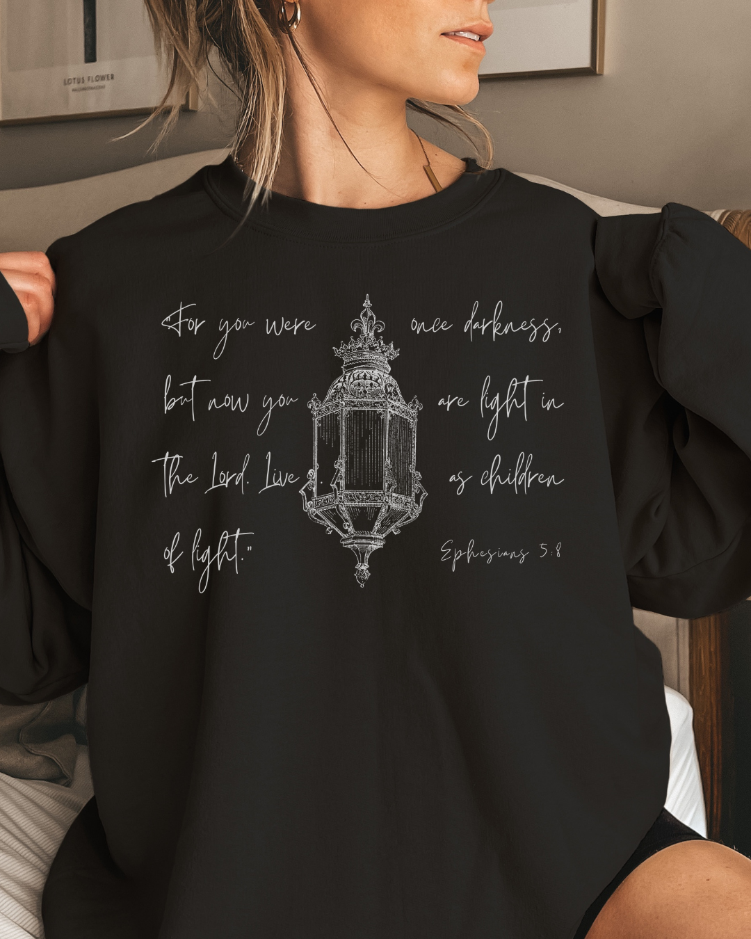 Light in the Lord (Unisex Heavy Blend™ Crewneck Sweatshirt)