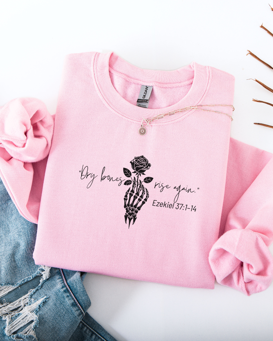 Dry Bones Rise Again (Unisex Heavy Blend™ Crewneck Sweatshirt)