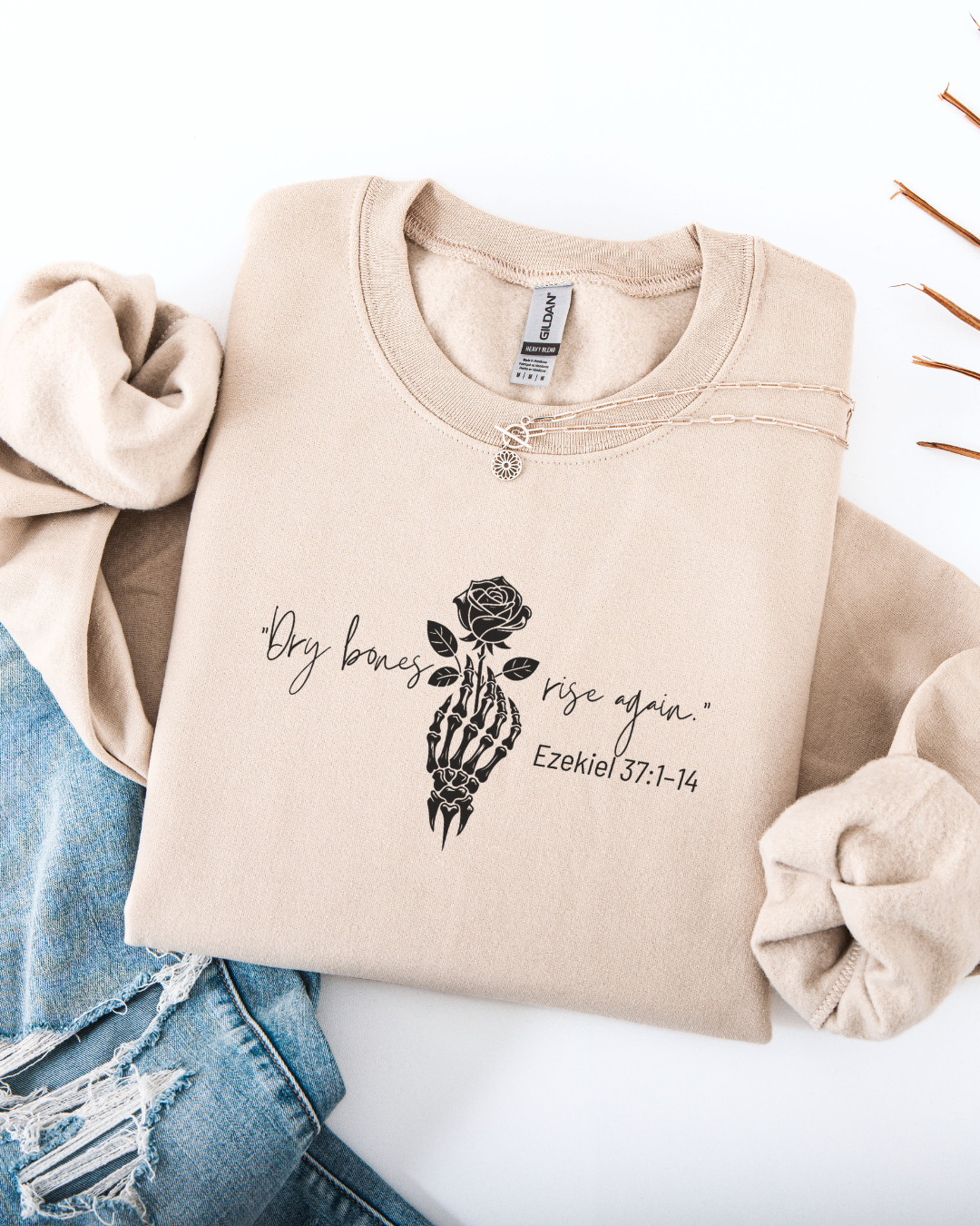 Dry Bones Rise Again (Unisex Heavy Blend™ Crewneck Sweatshirt)