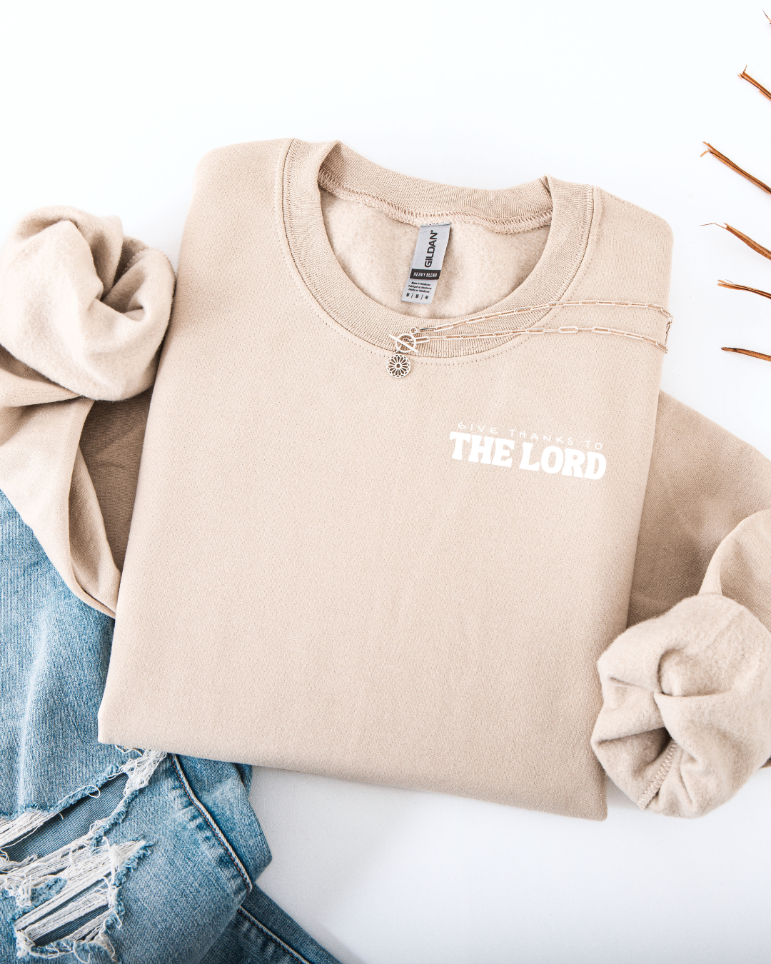 Give Thanks to the Lord (Oversized Sweatshirt)