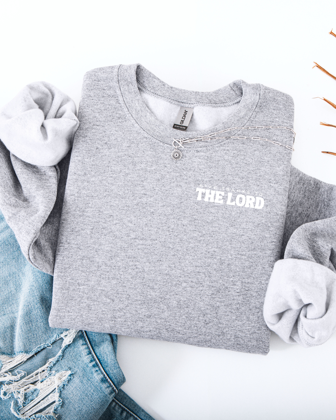 Give Thanks to the Lord (Oversized Sweatshirt)