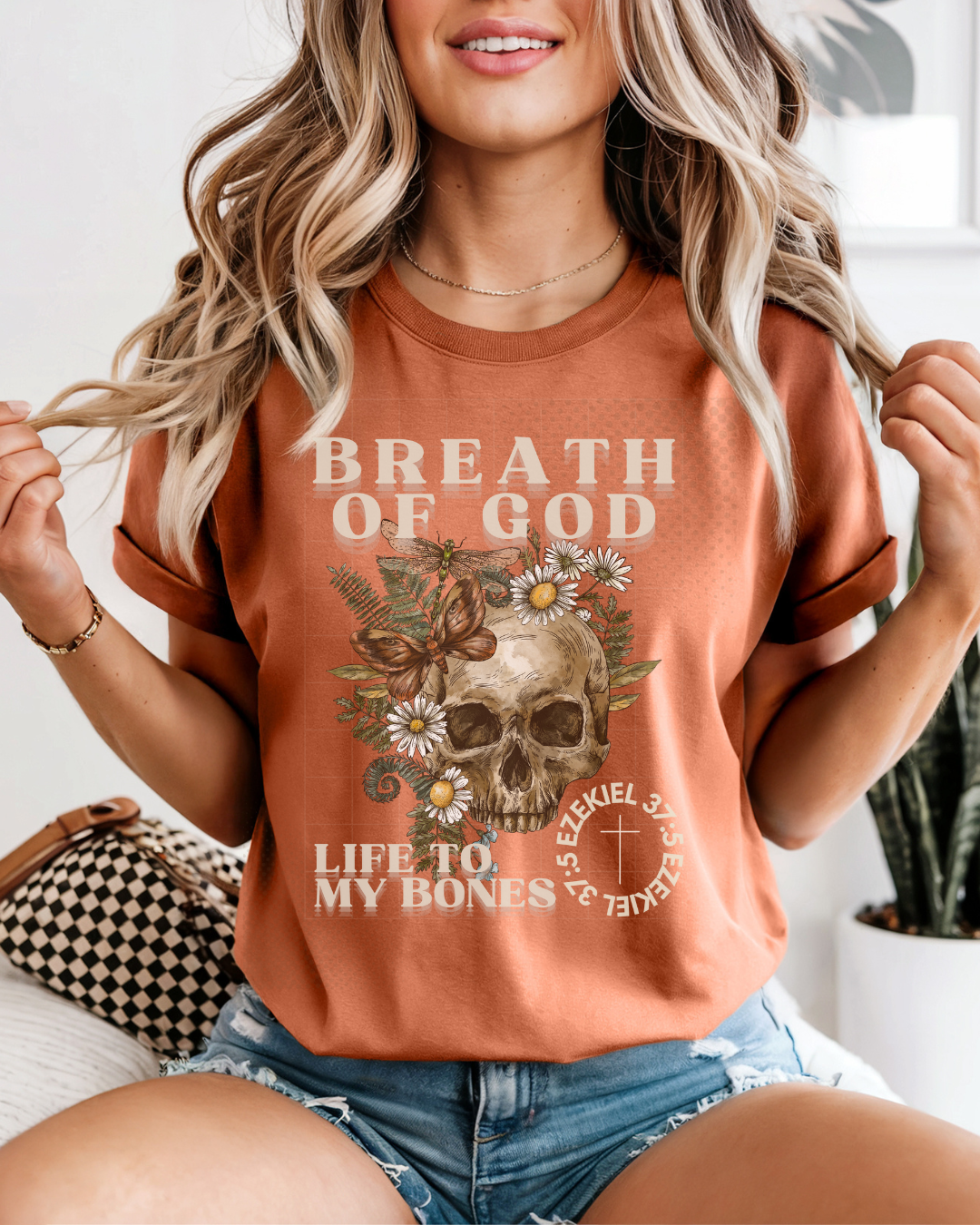 Breath of God (Unisex Garment-Dyed T-shirt)