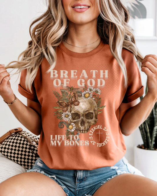 Breath of God (Unisex Garment-Dyed T-shirt)