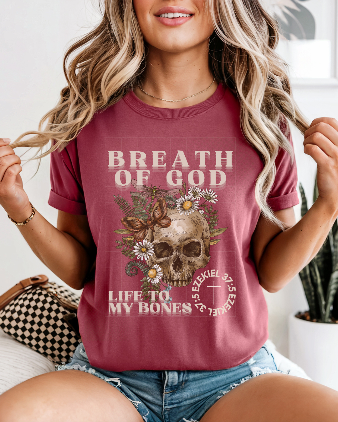 Breath of God (Unisex Garment-Dyed T-shirt)