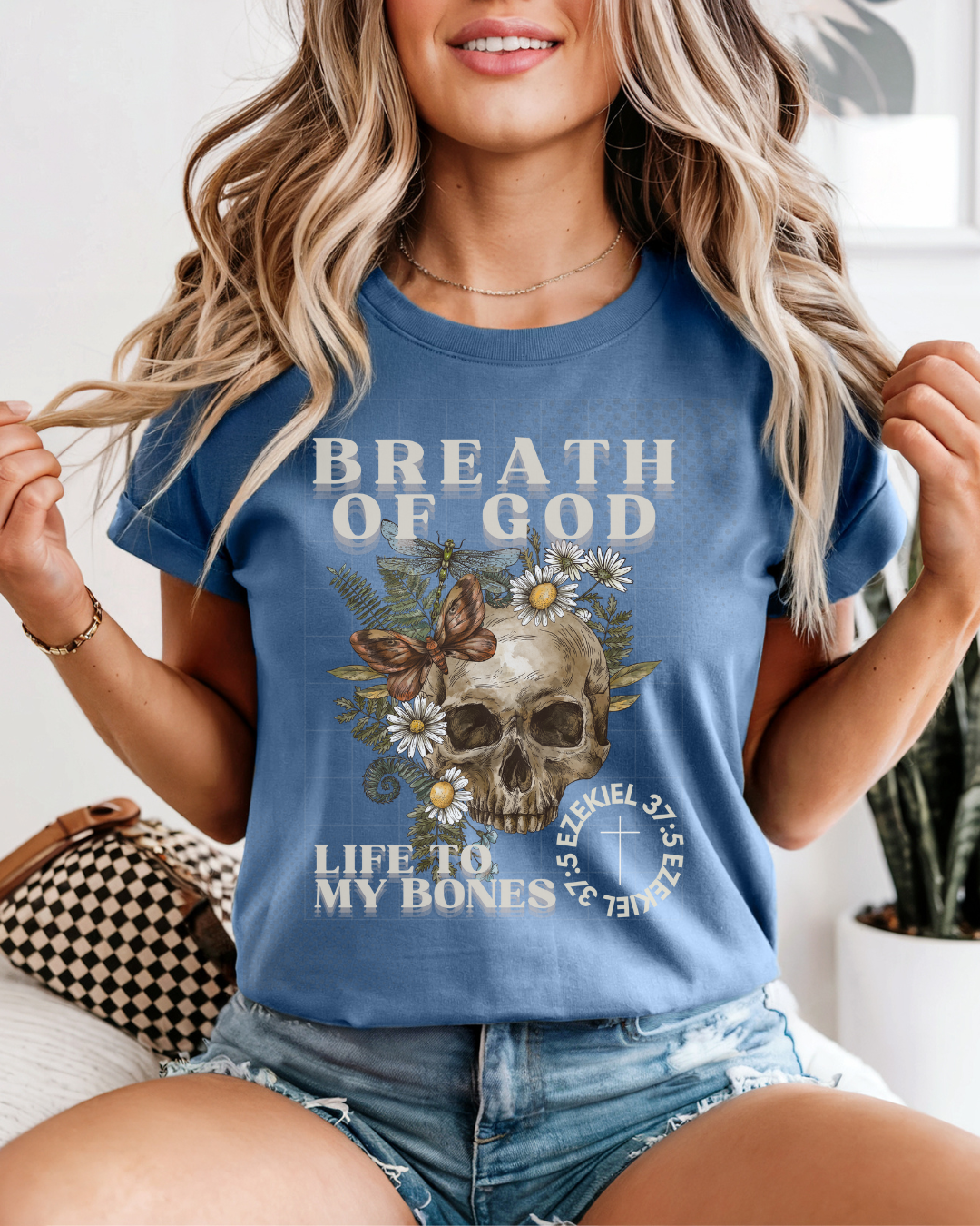 Breath of God (Unisex Garment-Dyed T-shirt)