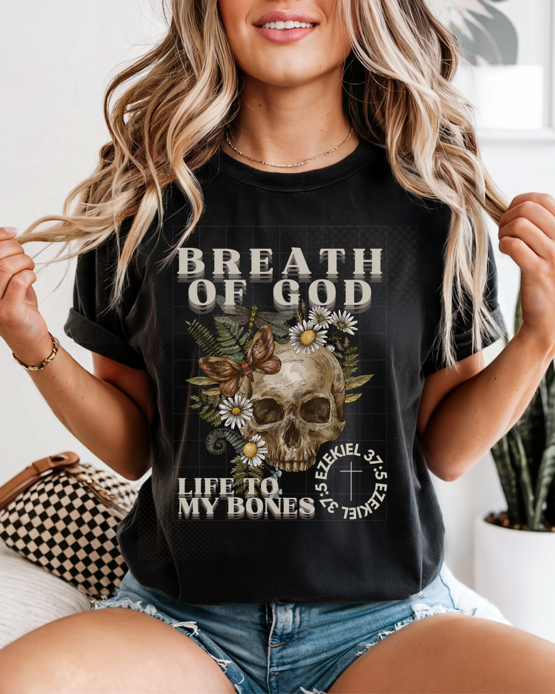 Breath of God (Unisex Garment-Dyed T-shirt)