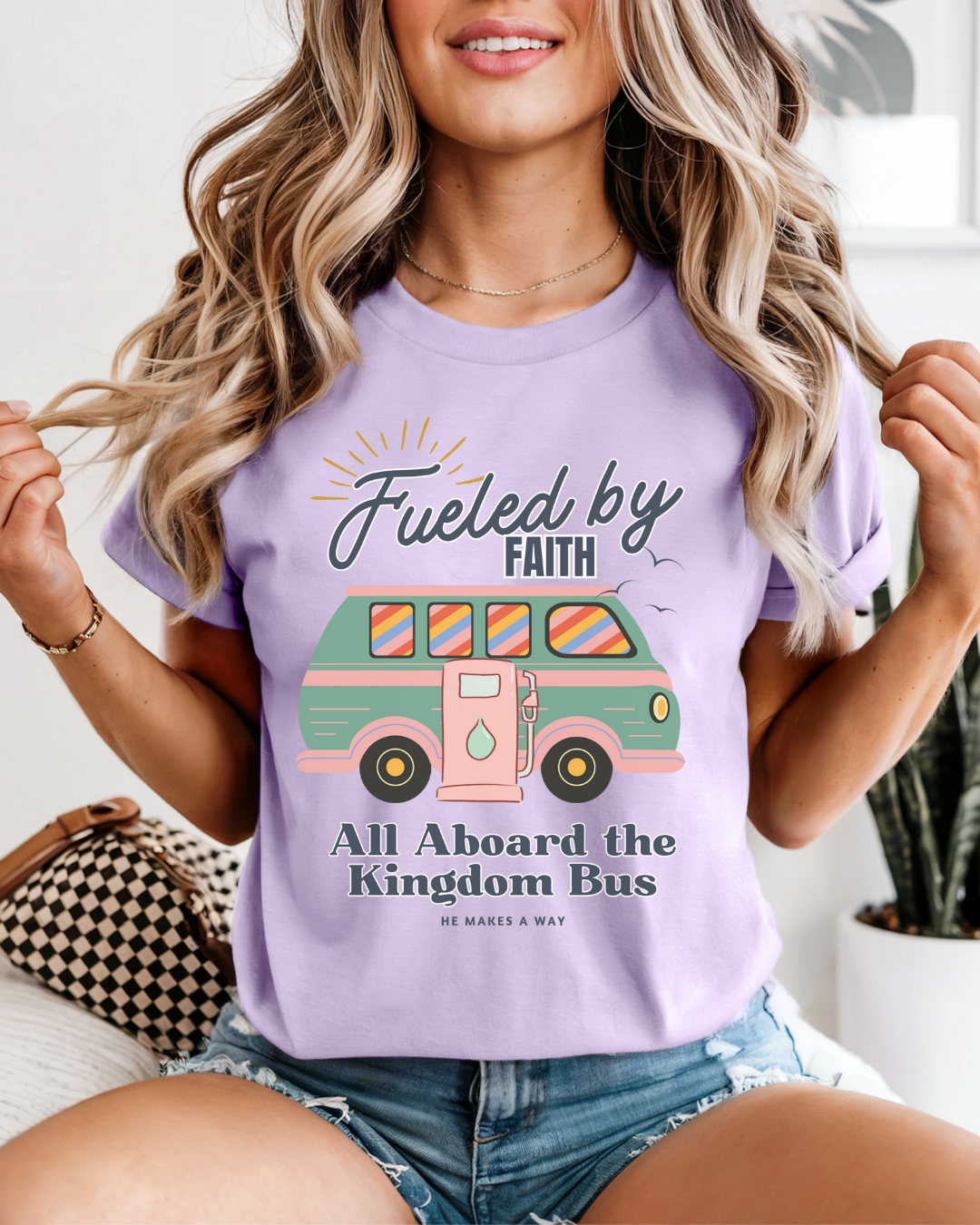 Fueled by Faith (Unisex Garment-Dyed T-shirt)