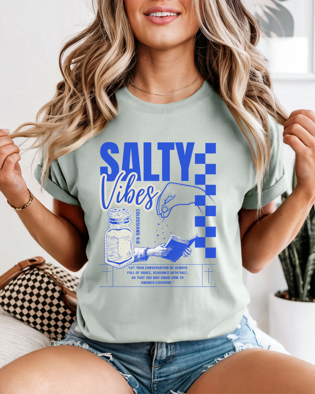 Salty Vibes (Unisex Garment-Dyed T-shirt)