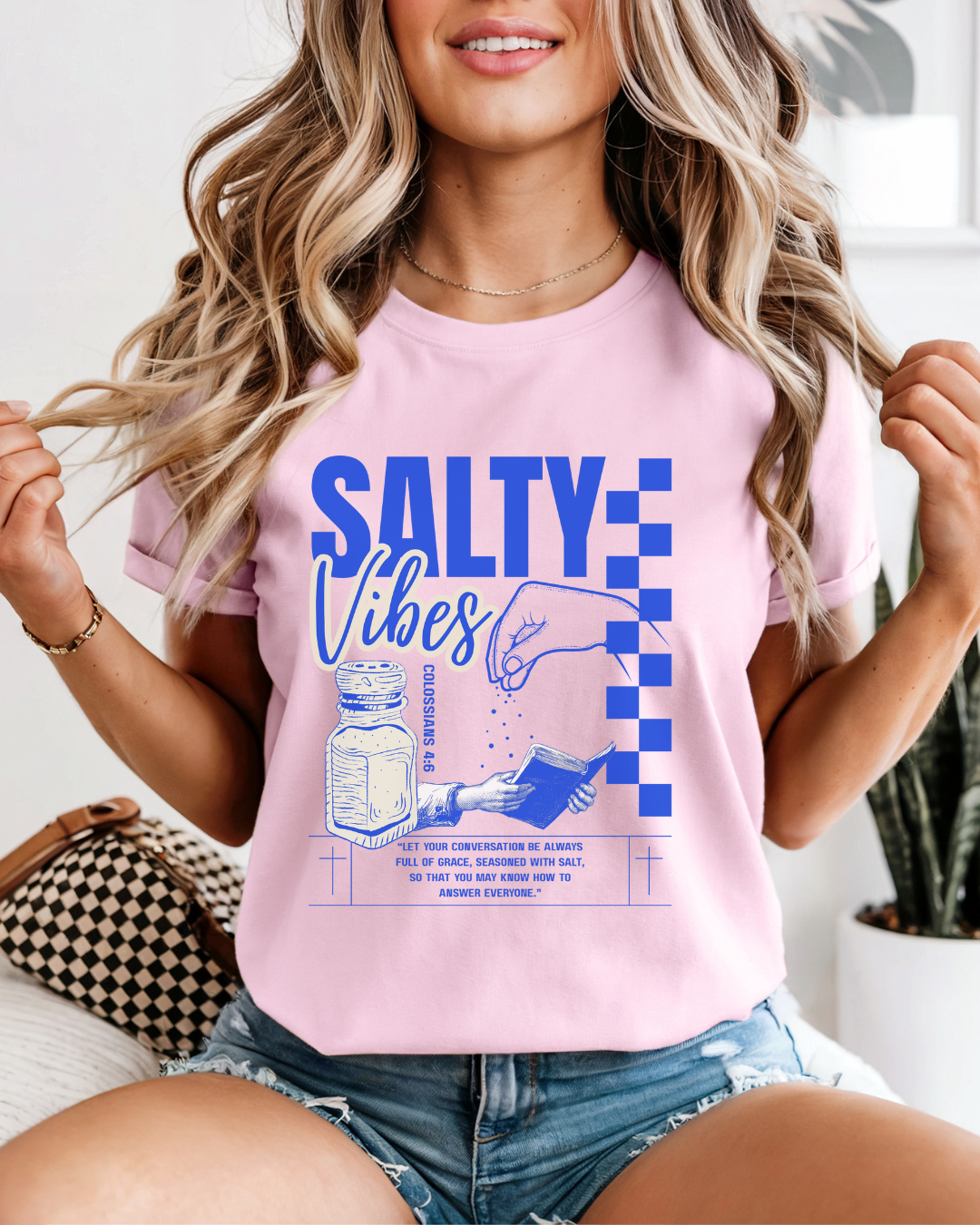 Salty Vibes (Unisex Garment-Dyed T-shirt)