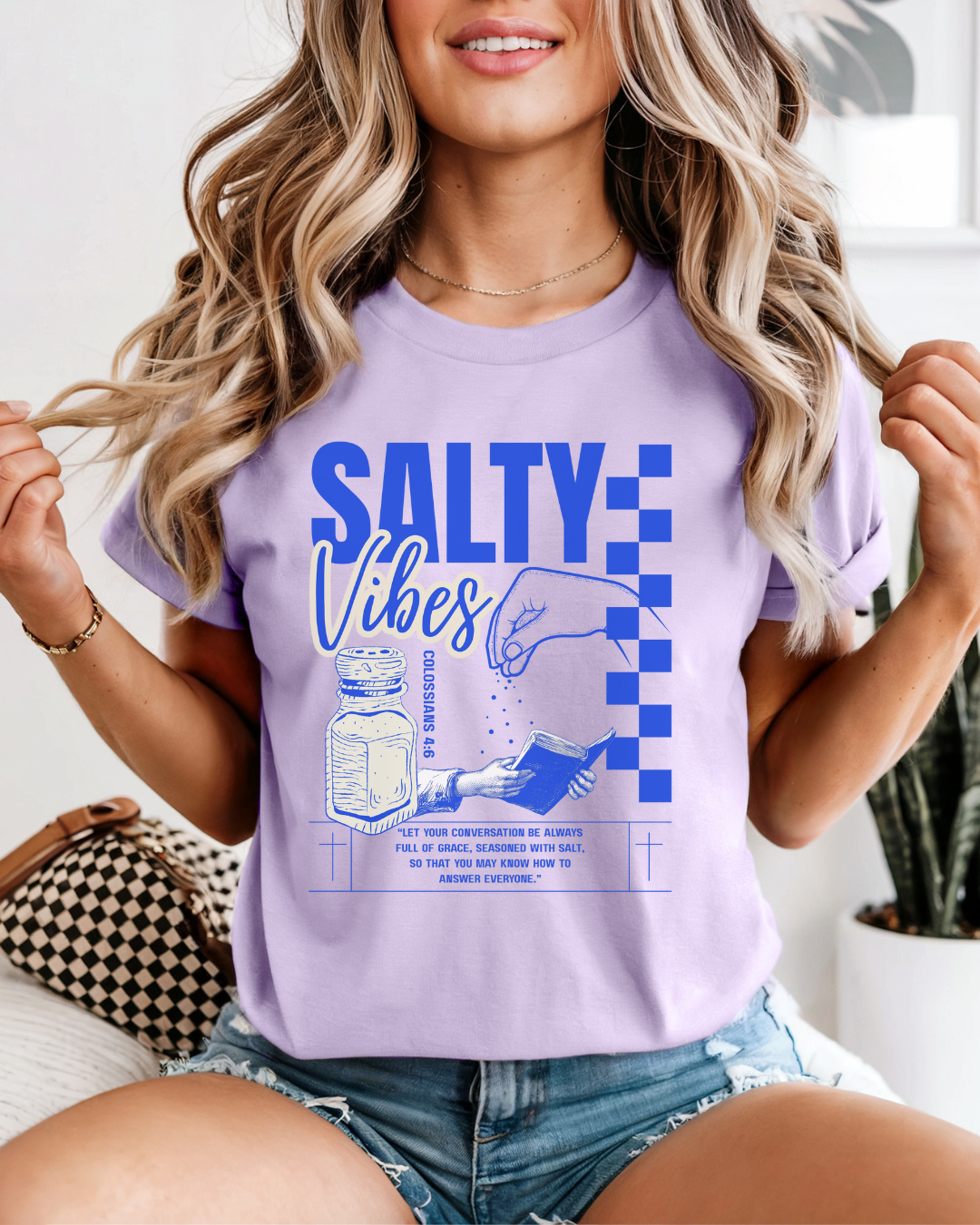 Salty Vibes (Unisex Garment-Dyed T-shirt)