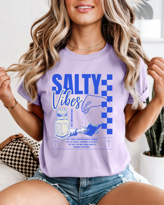 Salty Vibes (Unisex Garment-Dyed T-shirt)