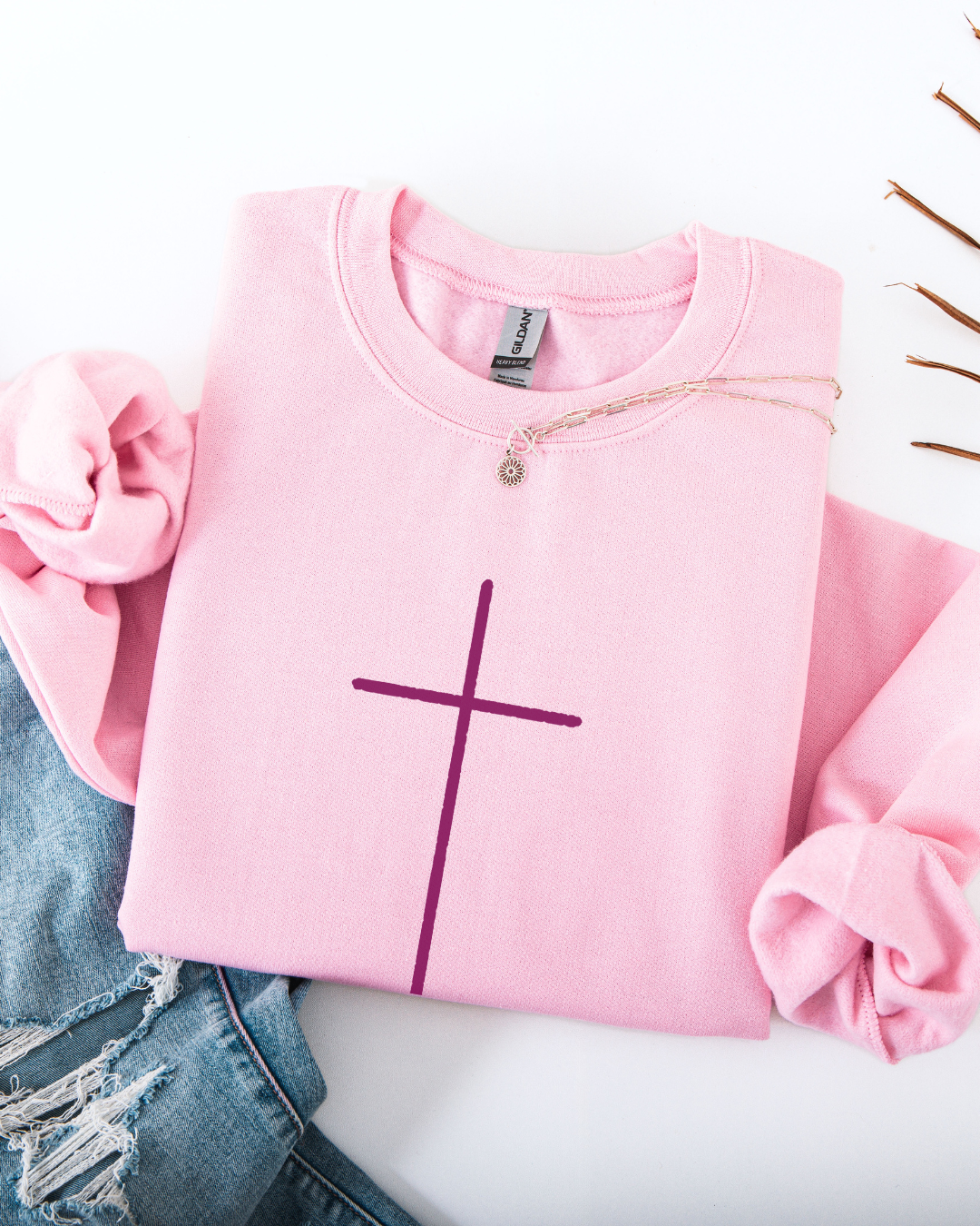 Jesus Loves You (Unisex Heavy Blend™ Crewneck Sweatshirt)