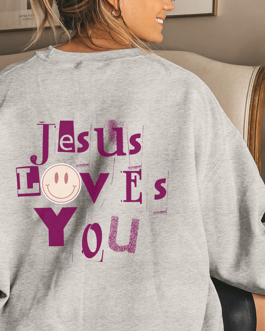 Jesus Loves You (Unisex Heavy Blend™ Crewneck Sweatshirt)