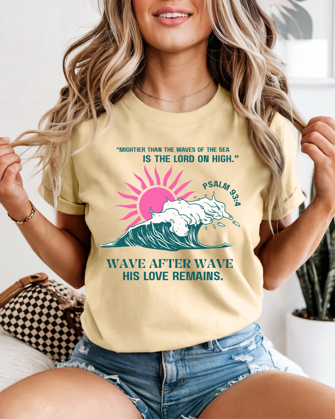 Wave After Wave (Unisex Garment-Dyed T-shirt)