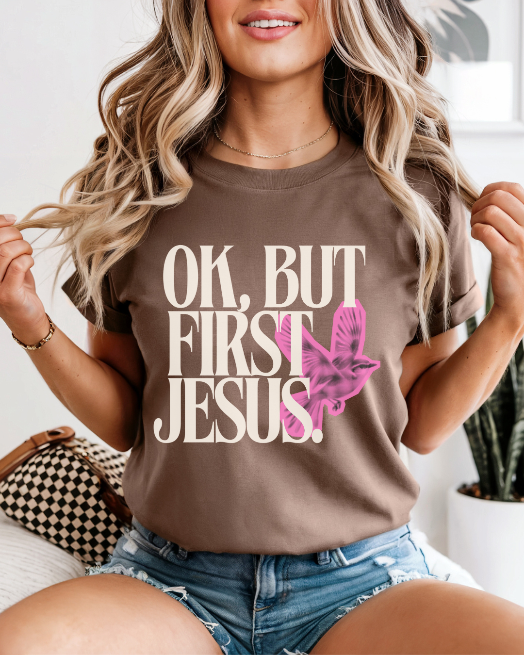 But First Jesus (Unisex Garment-Dyed T-shirt)