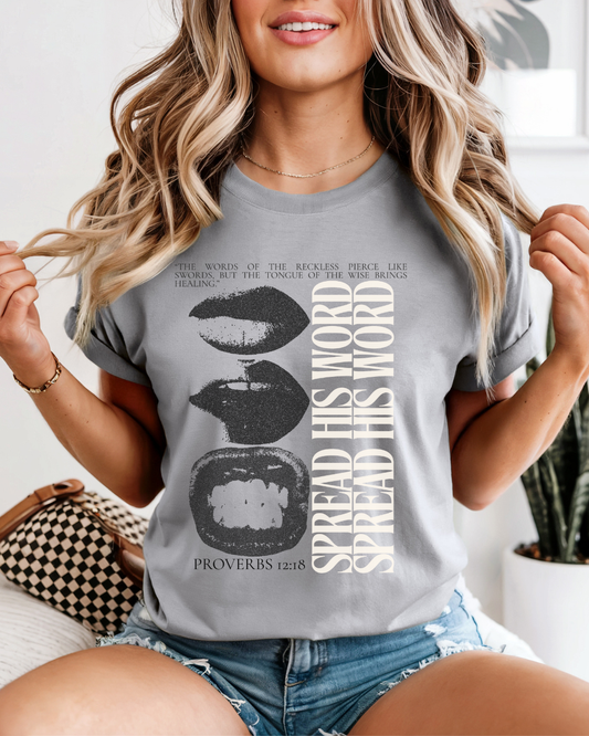 Spread His Word (Unisex Garment-Dyed T-shirt)