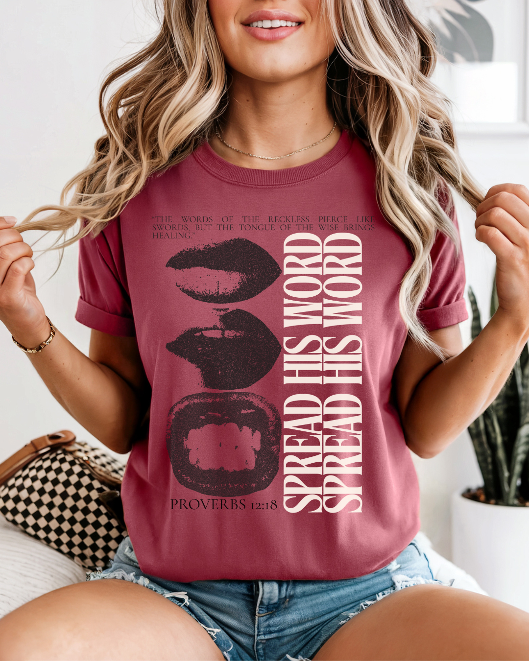 Spread His Word (Unisex Garment-Dyed T-shirt)