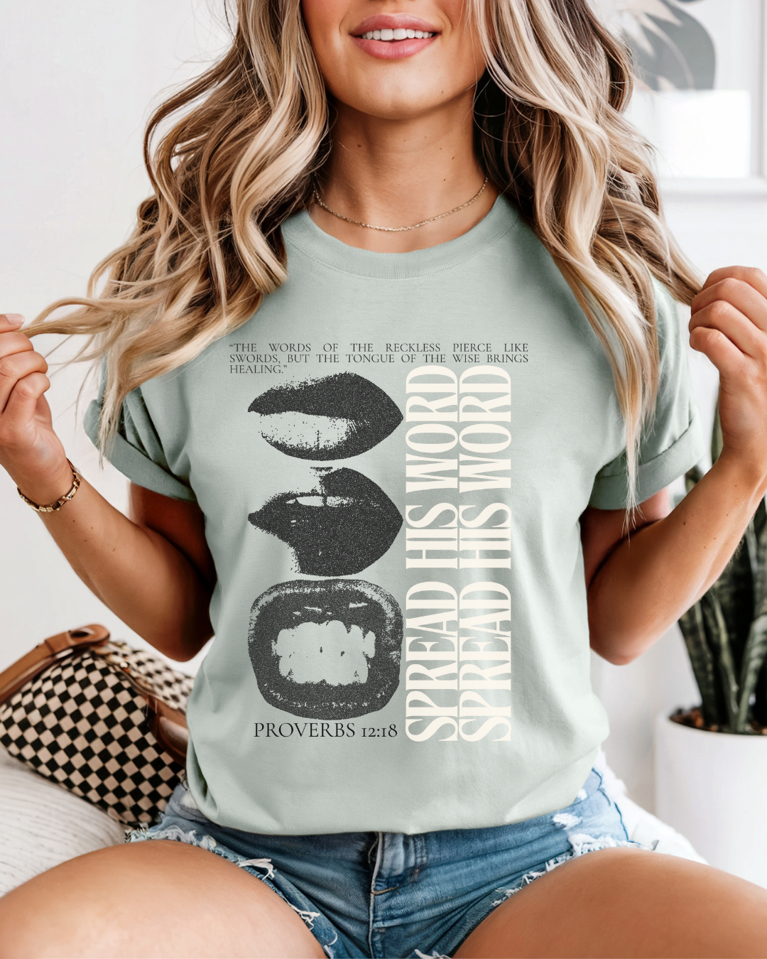 Spread His Word (Unisex Garment-Dyed T-shirt)