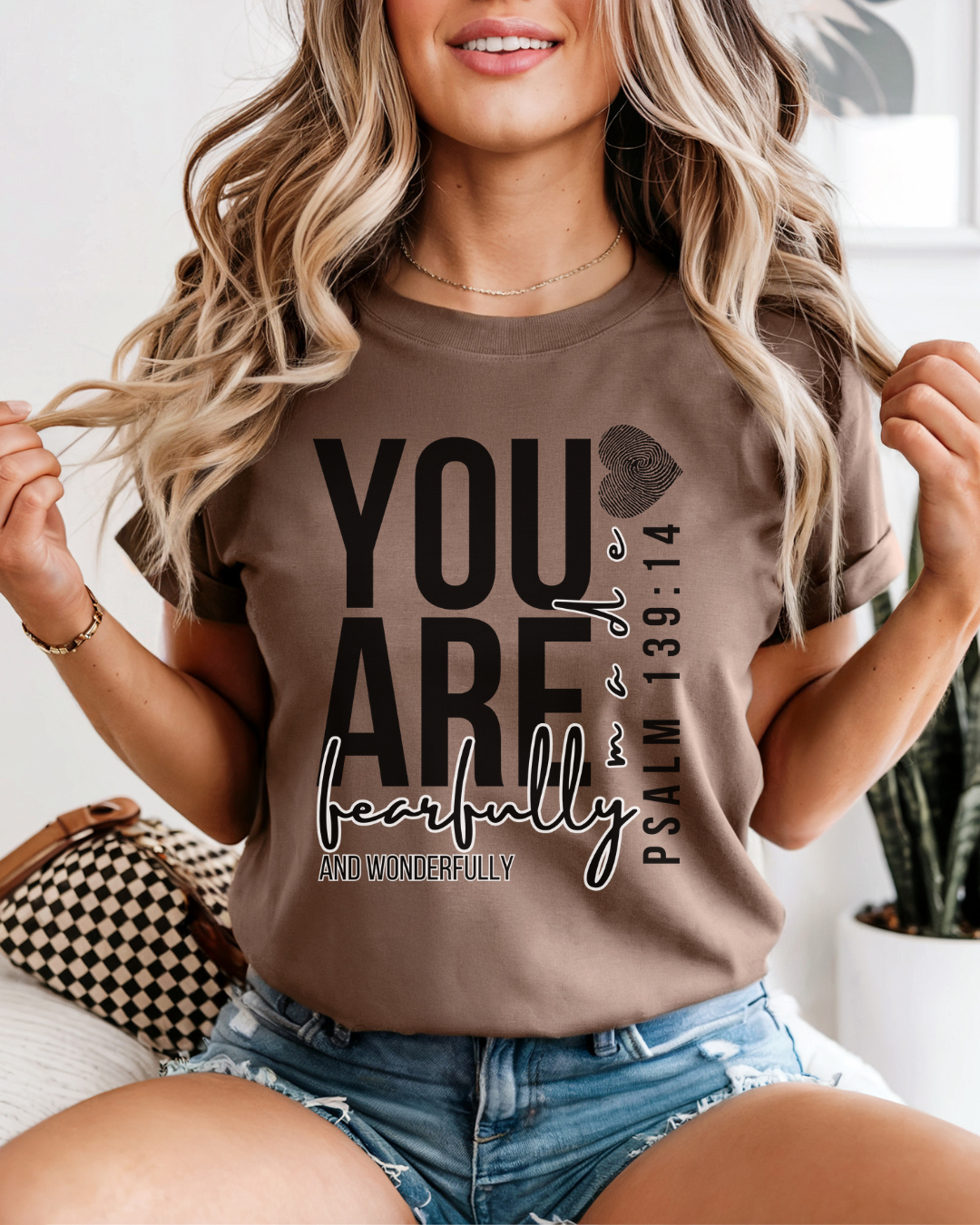 Fearfully and Wonderfully Made (Unisex Garment-Dyed T-shirt)