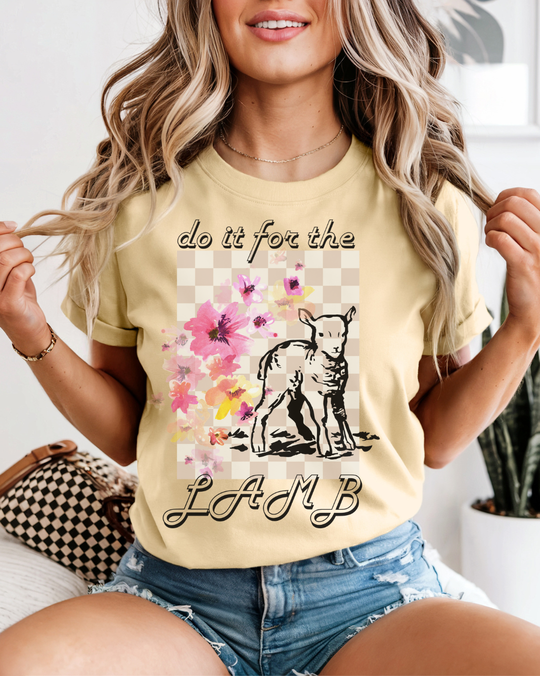Do It For The Lamb (Unisex Garment-Dyed T-shirt)