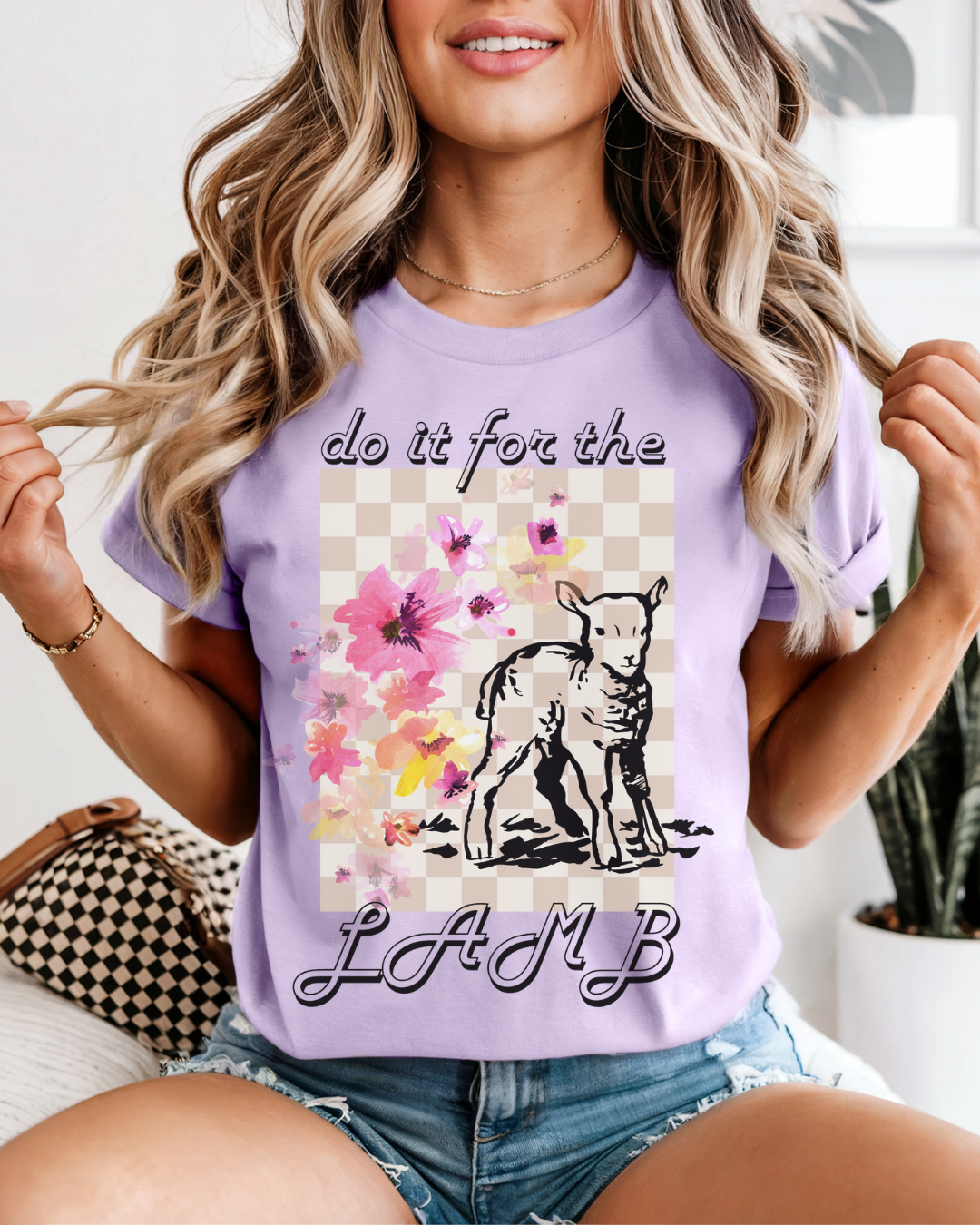 Do It For The Lamb (Unisex Garment-Dyed T-shirt)