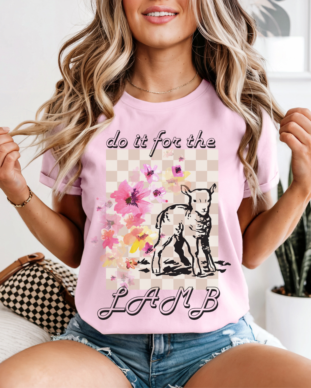 Do It For The Lamb (Unisex Garment-Dyed T-shirt)
