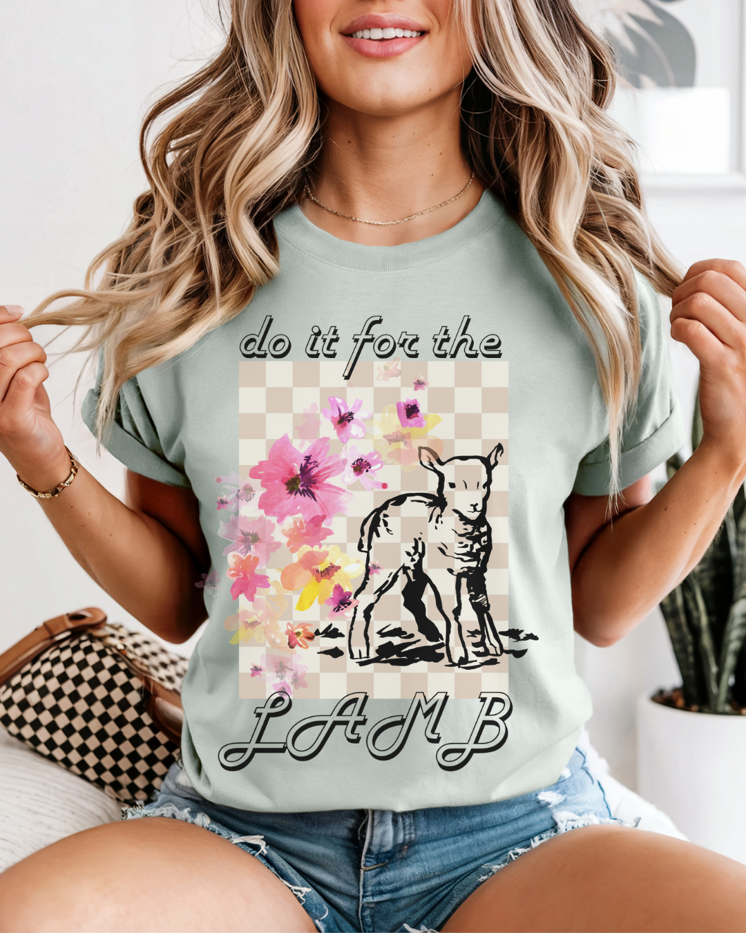Do It For The Lamb (Unisex Garment-Dyed T-shirt)