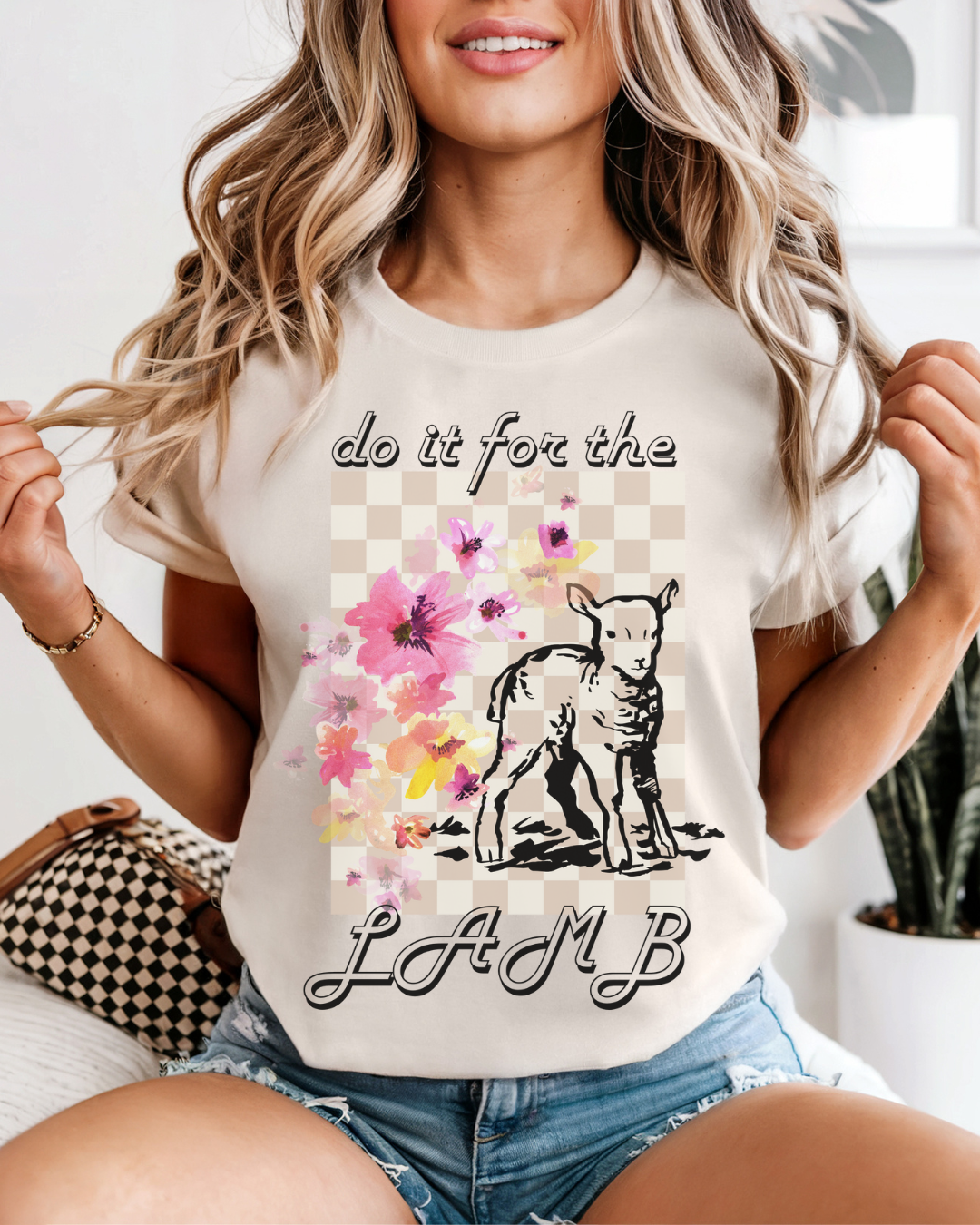 Do It For The Lamb (Unisex Garment-Dyed T-shirt)