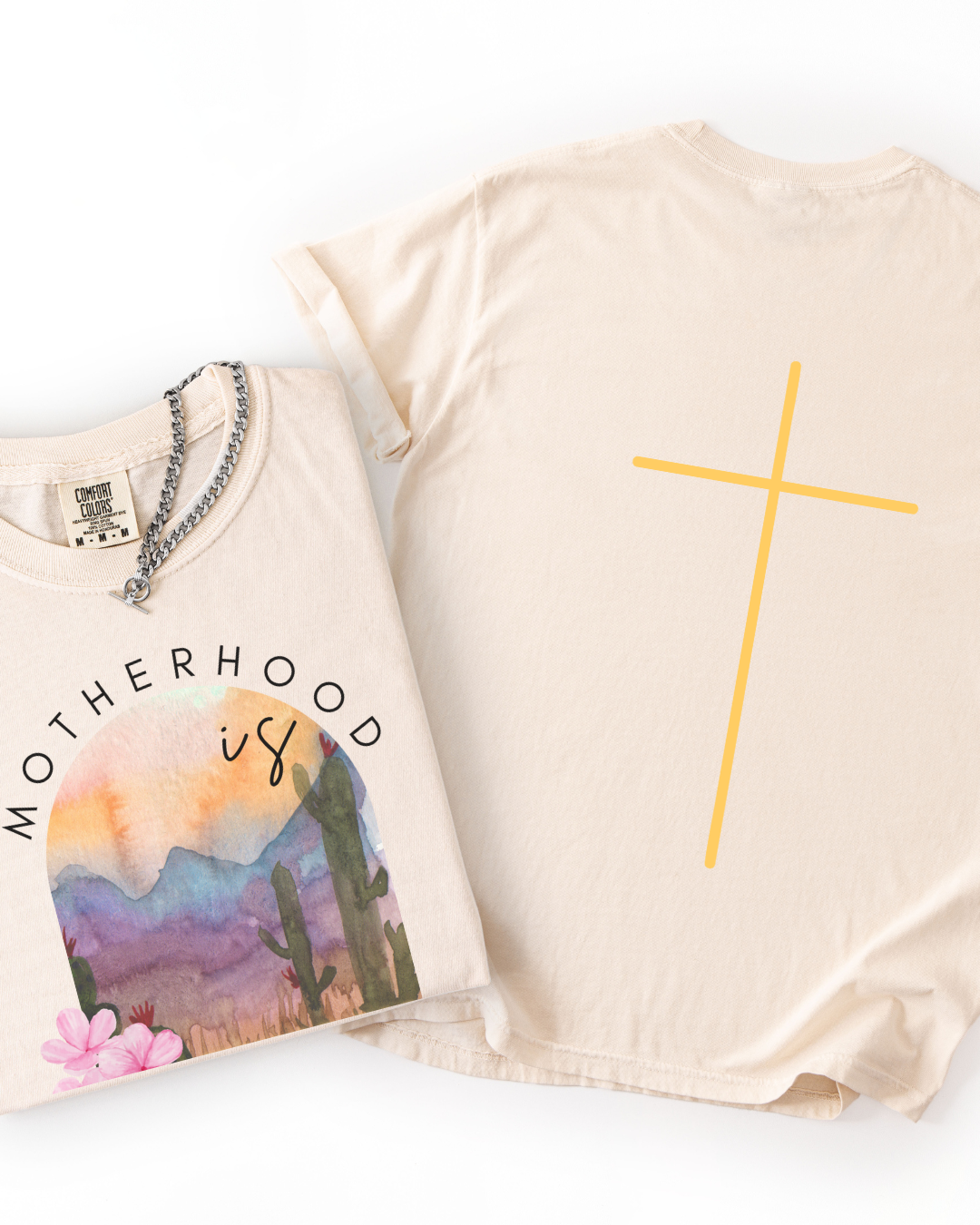 Motherhood Is Kingdom Work (Unisex Garment-Dyed T-shirt)