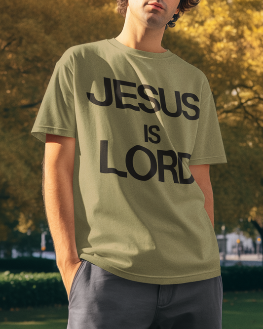 Jesus Is Lord (Unisex Garment-Dyed T-shirt)