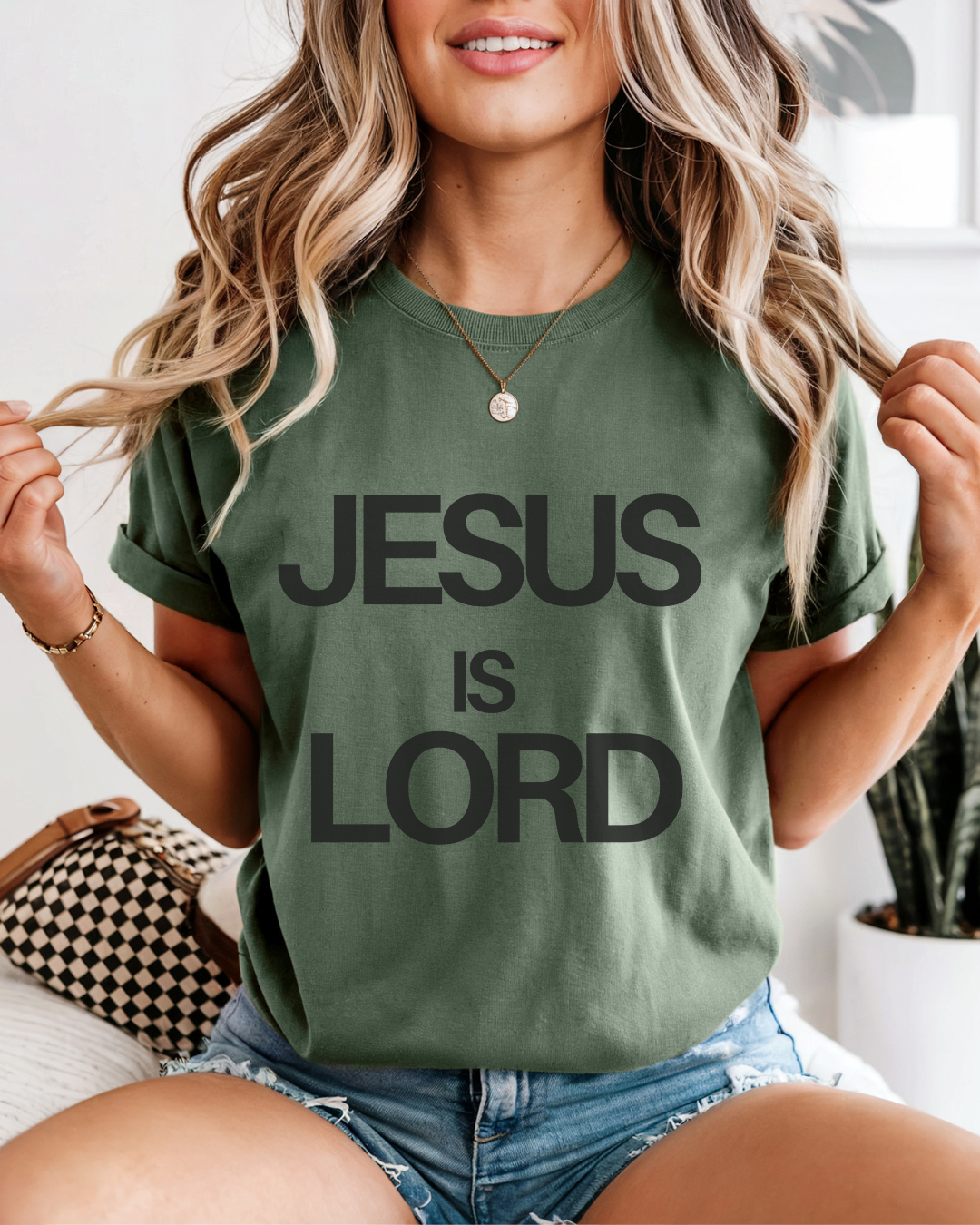 Jesus Is Lord (Unisex Garment-Dyed T-shirt)