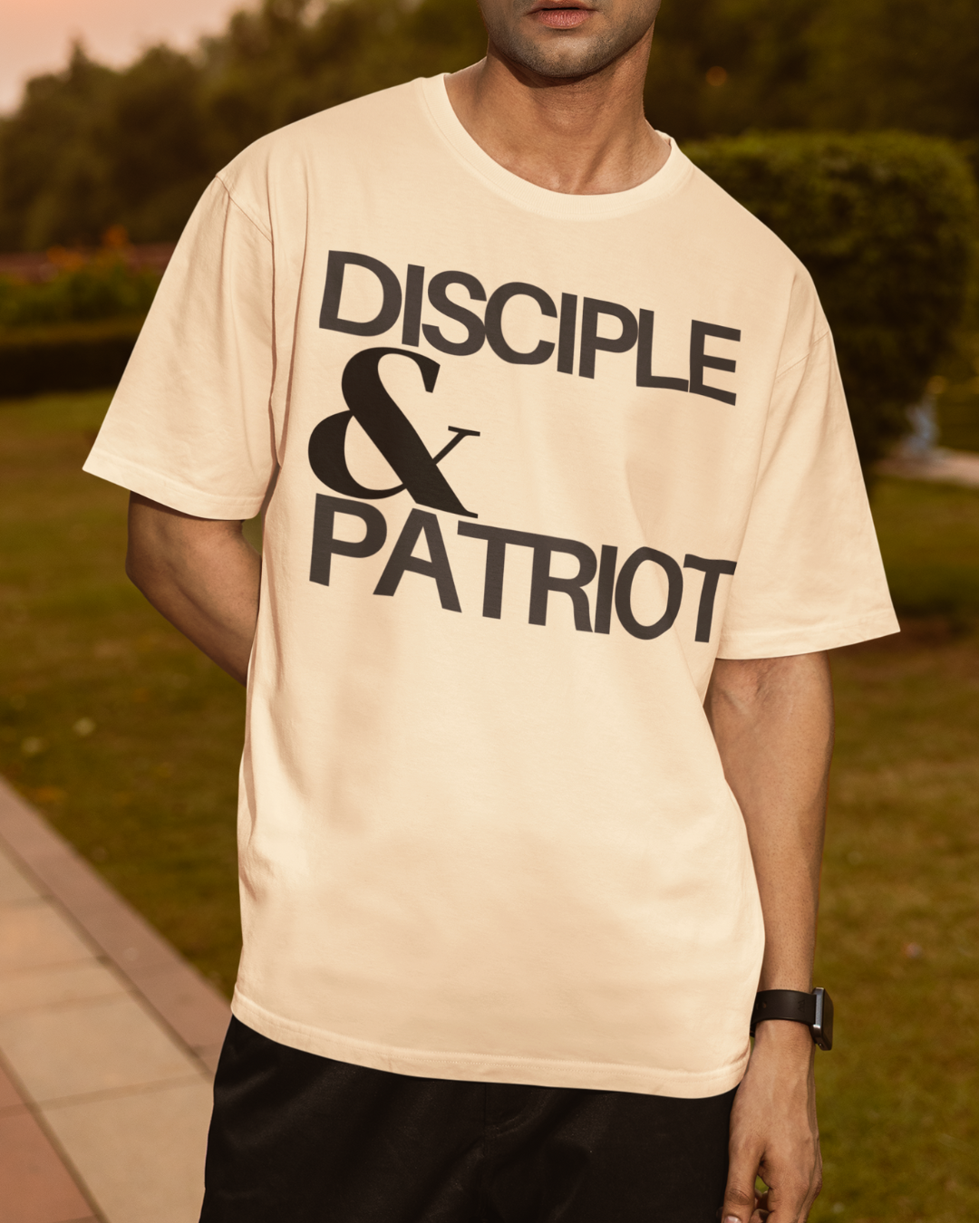 Disciple & Patriot (Unisex Garment-Dyed T-shirt)