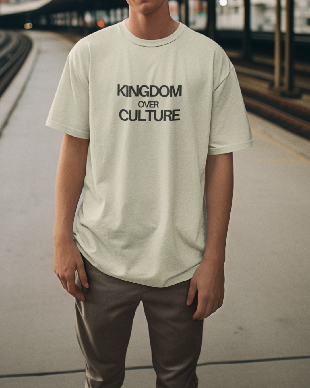 Kingdom Over Culture (Unisex Garment-Dyed T-shirt)