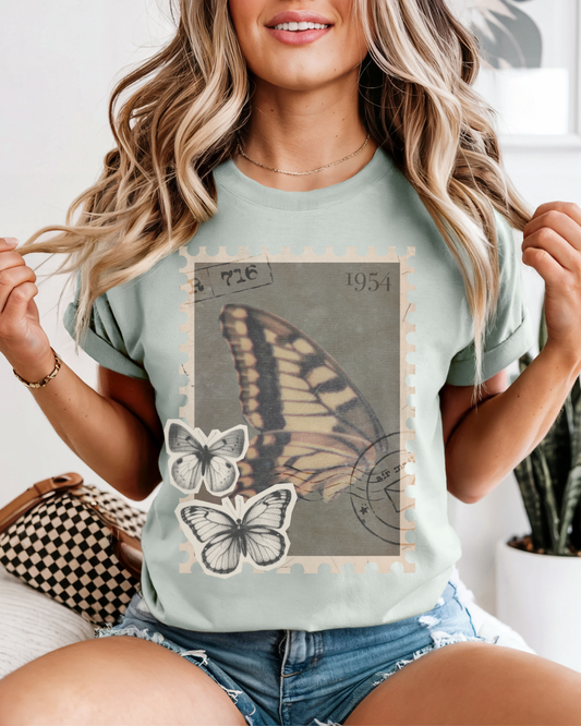 Stamped (Unisex Garment-Dyed T-shirt)