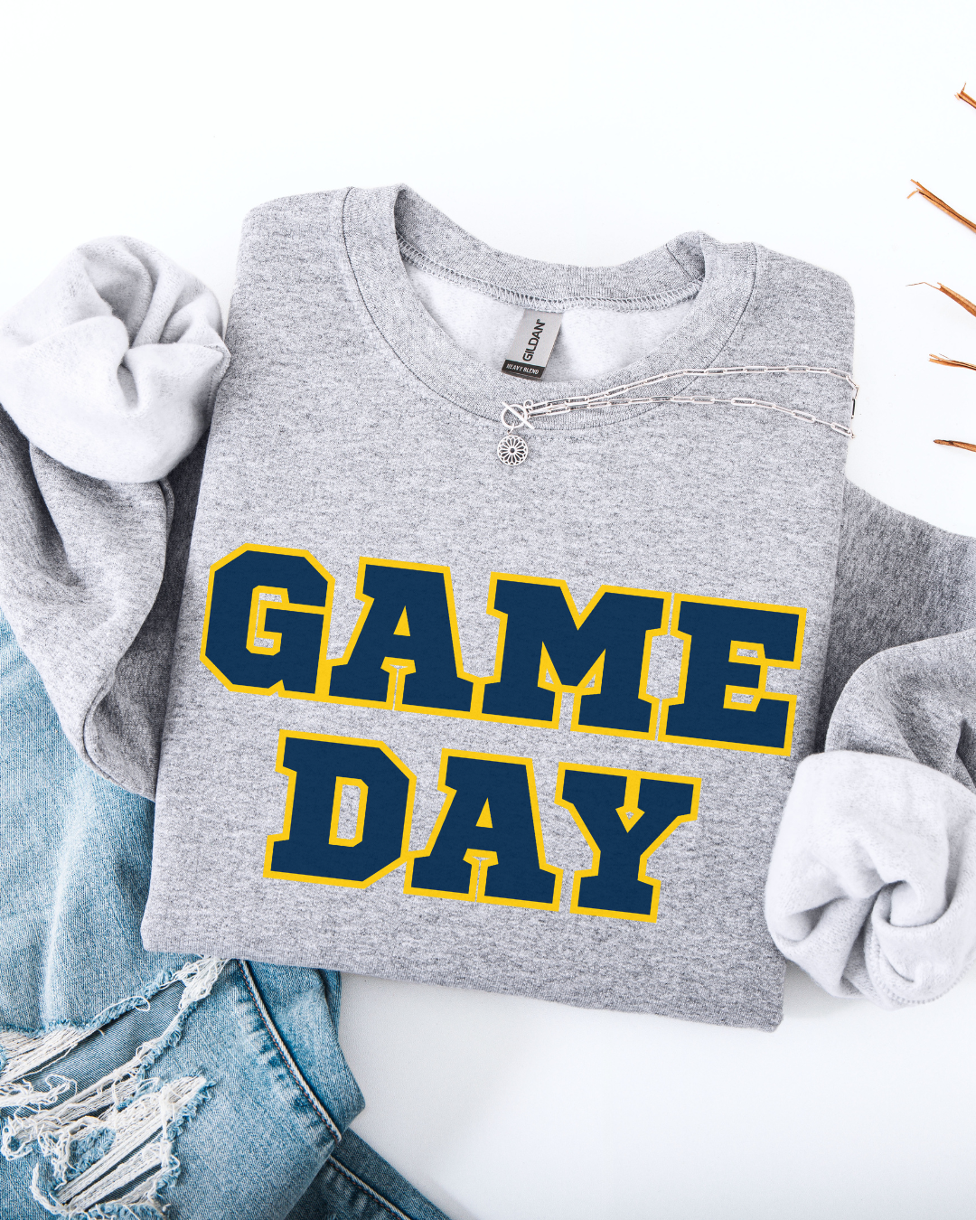 Michigan (Unisex Heavy Blend™ Crewneck Sweatshirt)