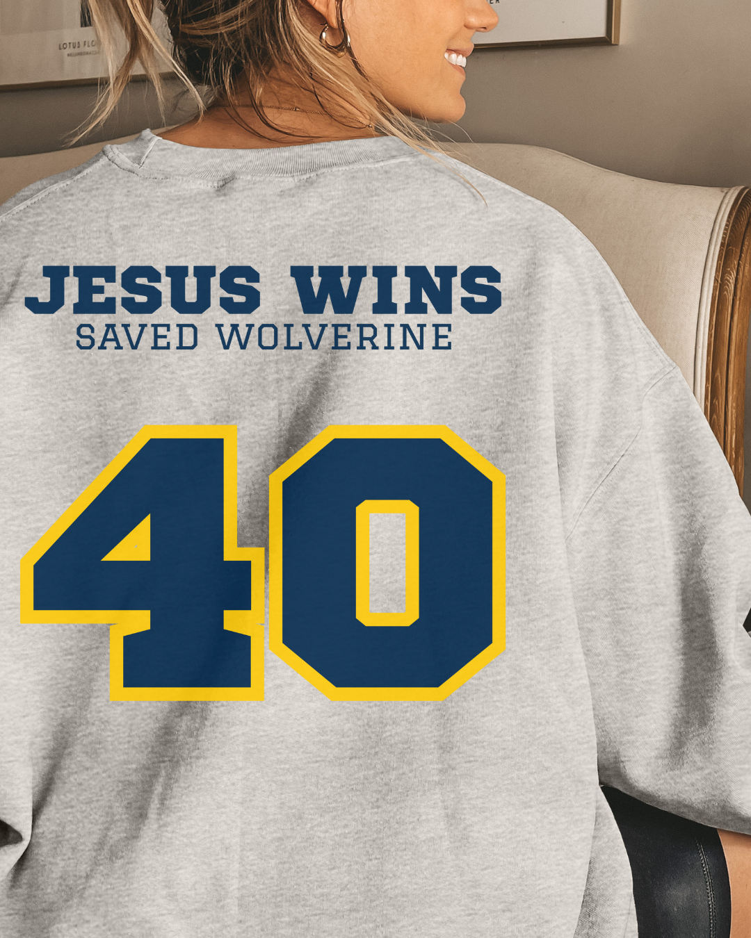 Michigan (Unisex Heavy Blend™ Crewneck Sweatshirt)