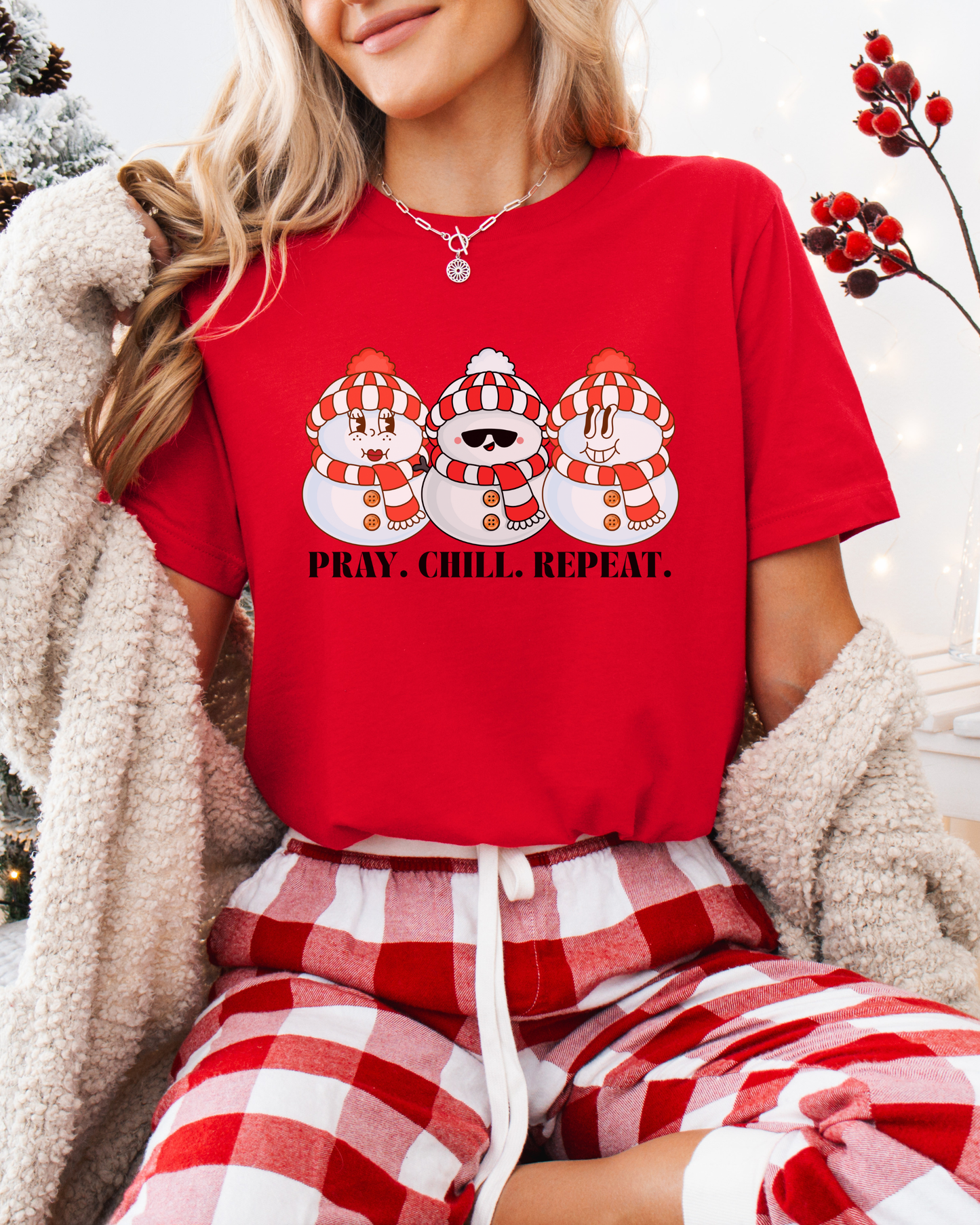 Pray, Chill, Repeat (Unisex Tee)