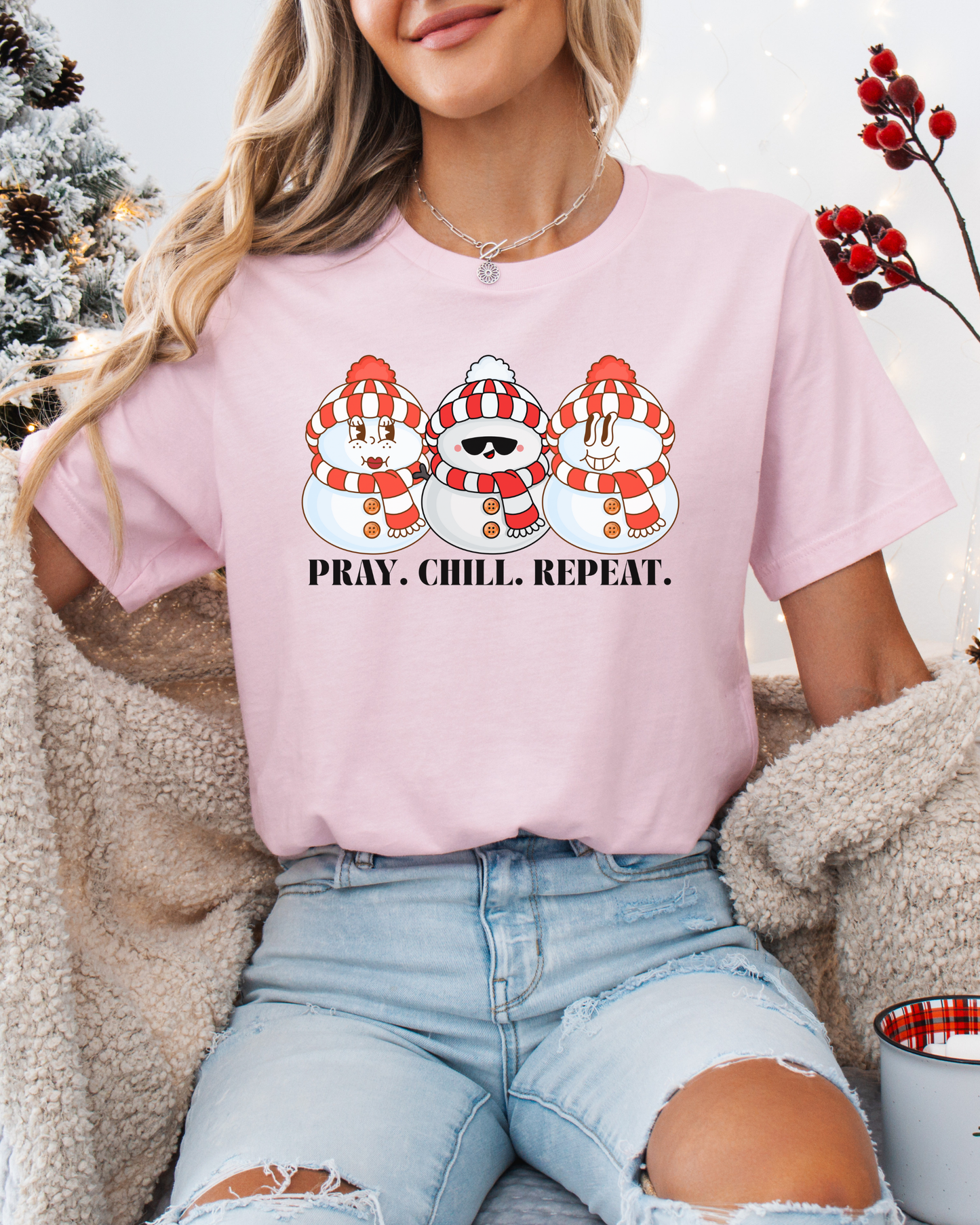 Pray, Chill, Repeat (Unisex Tee)