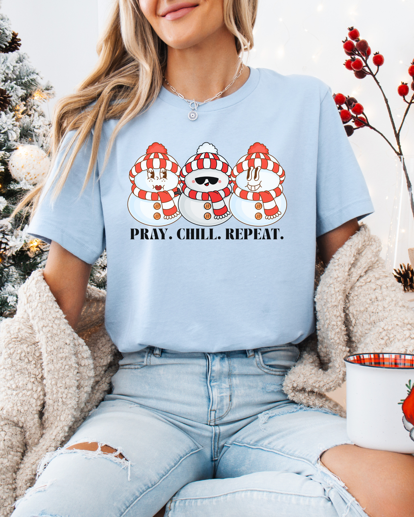 Pray, Chill, Repeat (Unisex Tee)