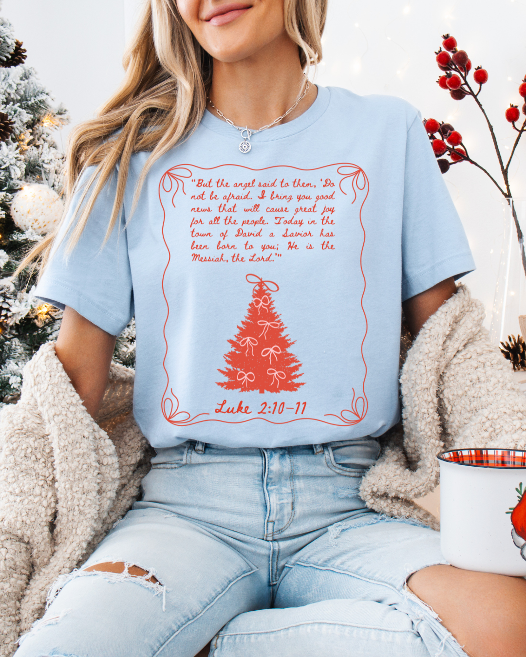 Scripture Christmas Tree (Unisex Tee)