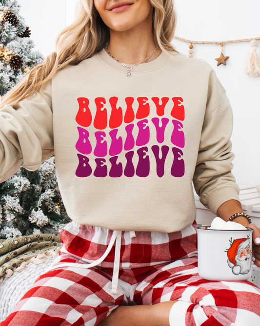 Believe (Unisex Heavy Blend™ Crewneck)