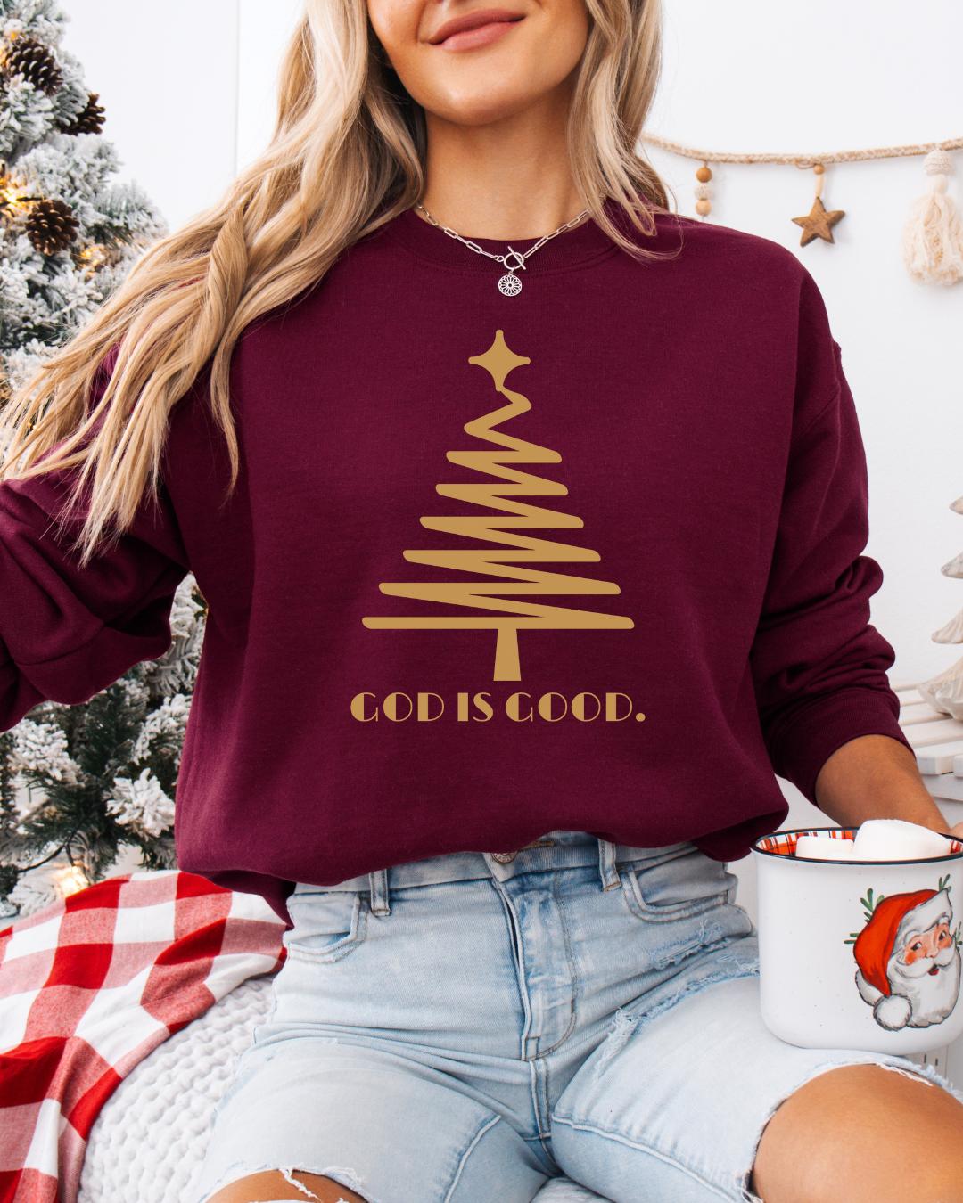 God Is Good (Unisex Heavy Blend Crewneck)