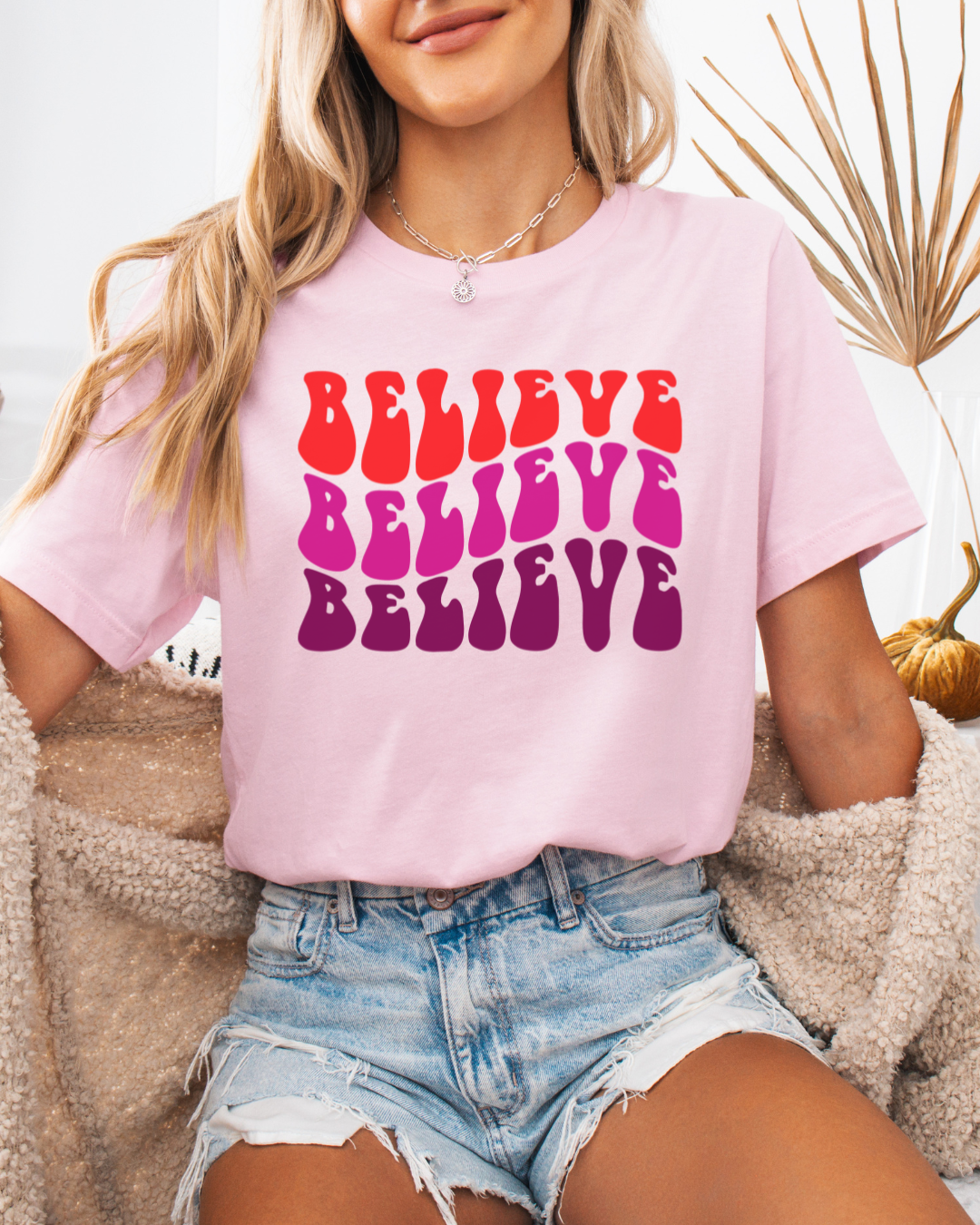 Believe Positive Vibes (Short Sleeve Tee)