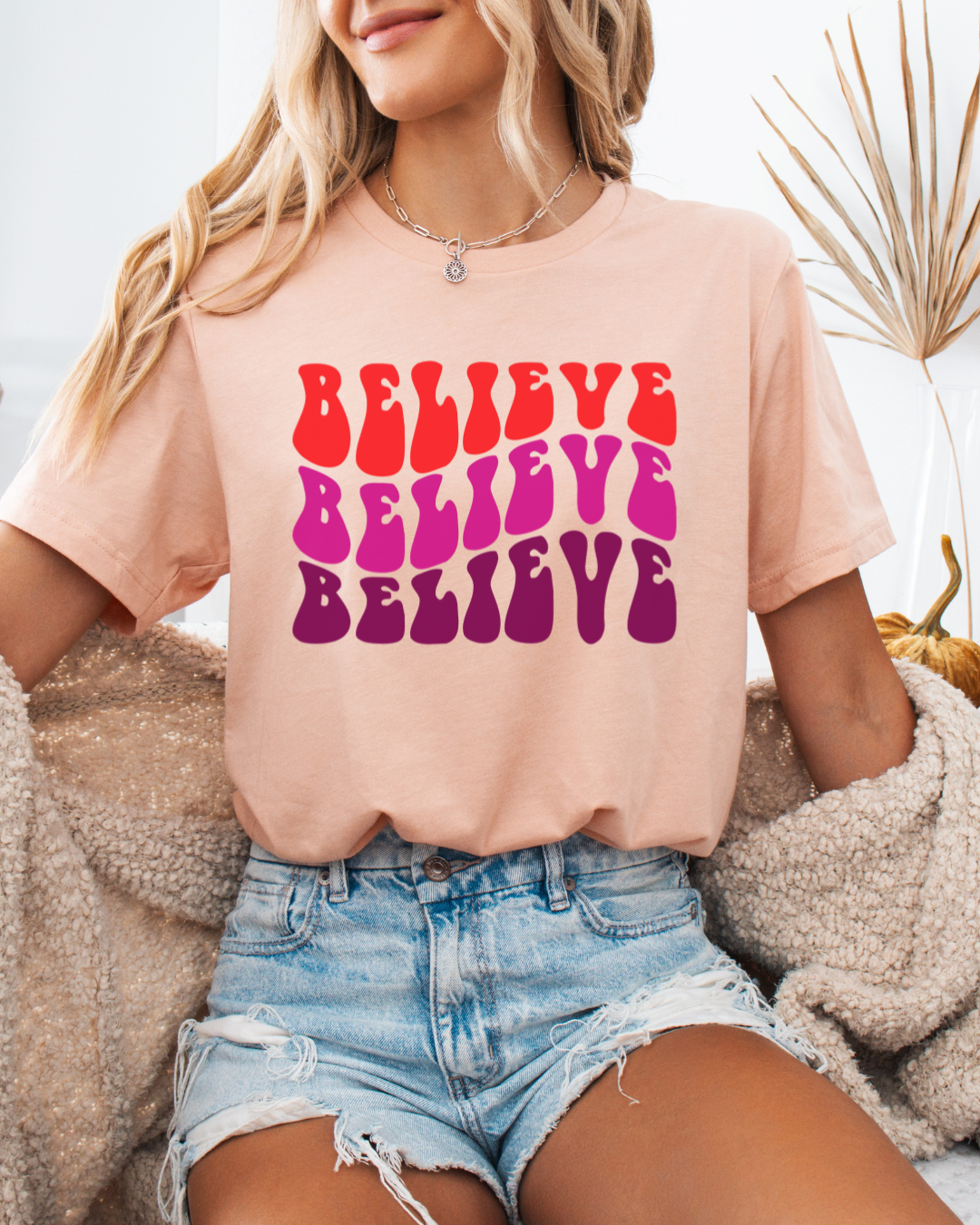 Believe Positive Vibes (Short Sleeve Tee)