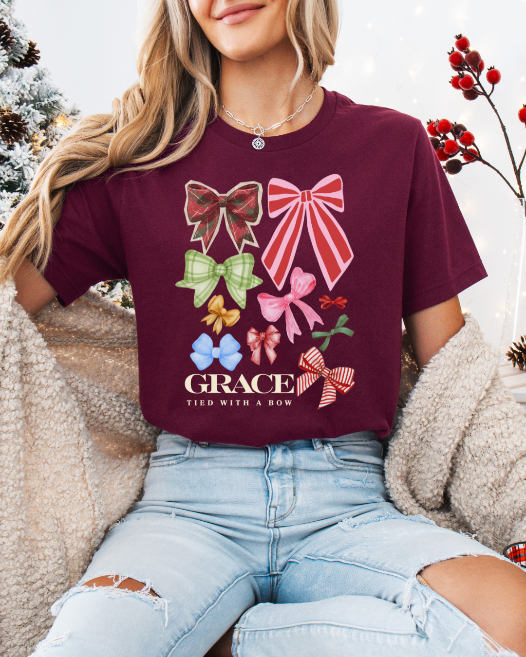 Graceful Bows (Unisex Short Sleeve)